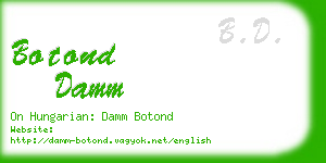 botond damm business card